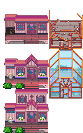 星露谷物语多色房屋mod