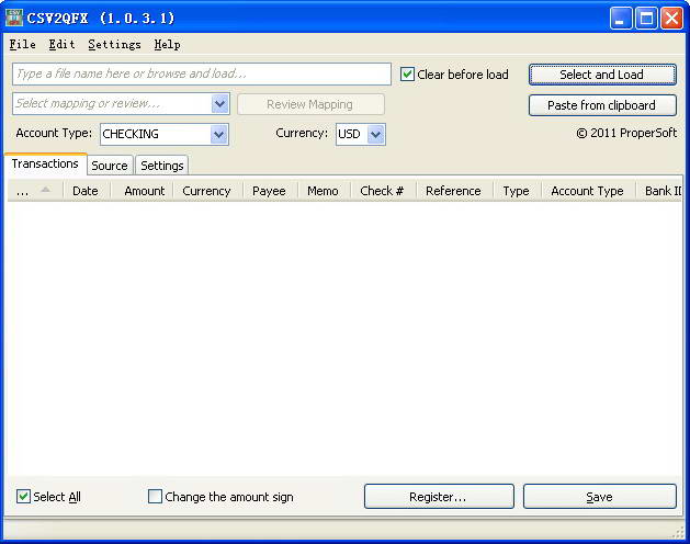 OFX2CSV 