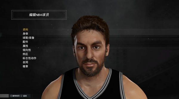 NBA2K17保罗·加索尔面补