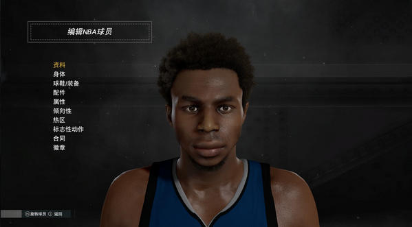 nba2k17森林狼维金斯面补