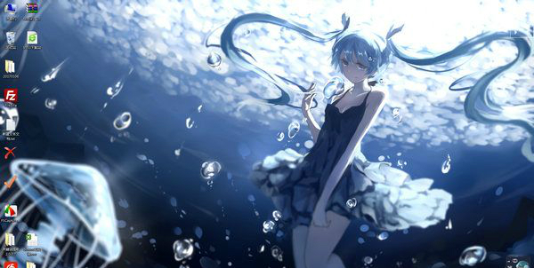 水下初音未来高清壁纸