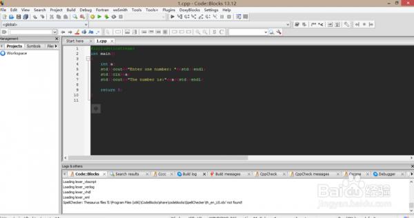 CodeBlocks如何改变编辑界面-起点资讯