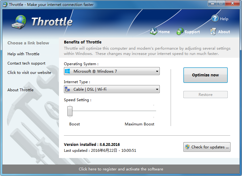 Throttle网络加速器