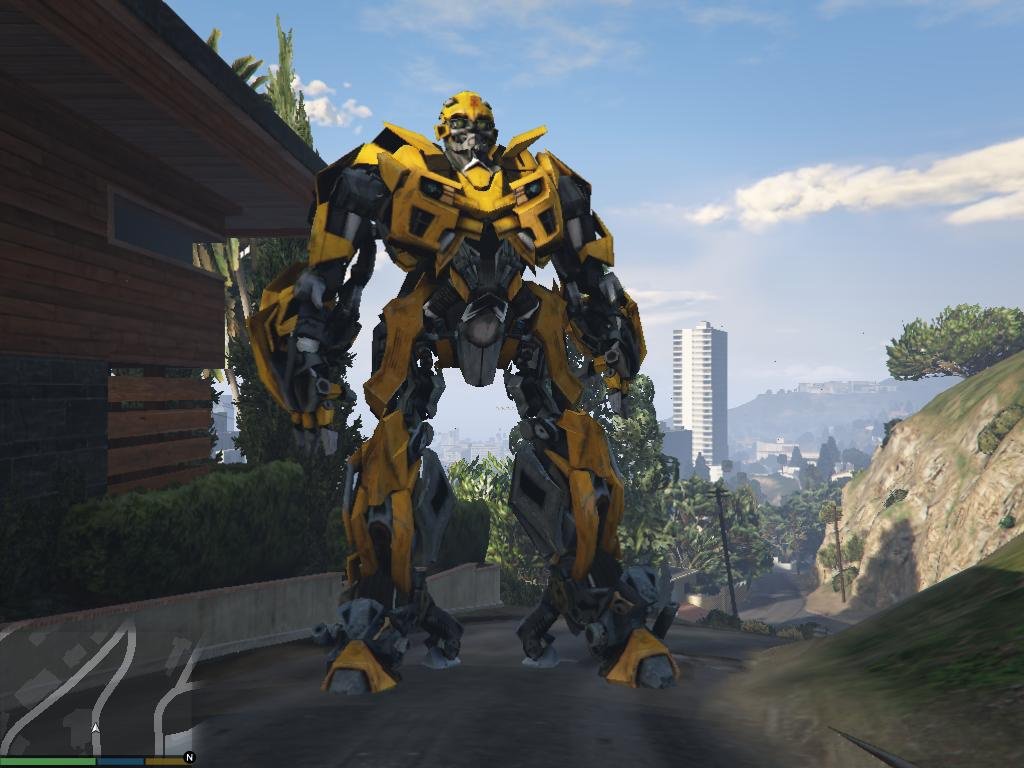 GTA5变形金刚大黄蜂造型MOD|侠盗猎车5 变形金刚大黄蜂造型MOD免费下载 绿色版 - 中国破解联盟 - 起点下载