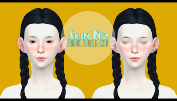 模拟人生4女性雀斑皮肤MOD