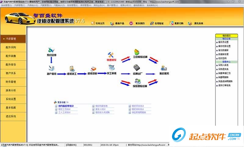 汽车维修管理系统软件