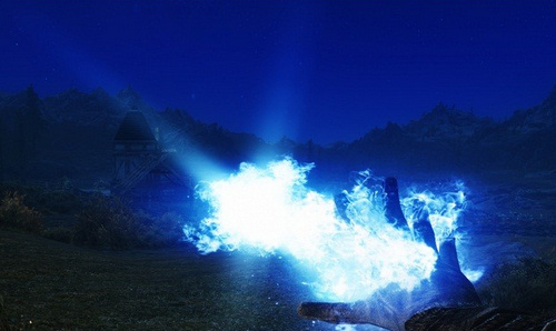上古卷轴5蓝色火焰魔法MOD