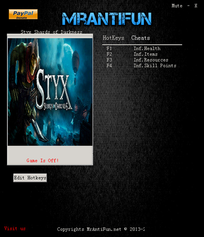 冥河黑暗碎片四项修改器