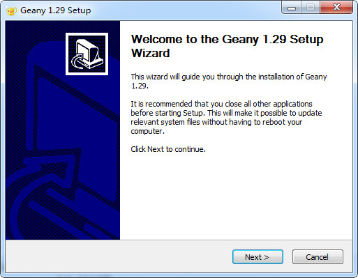 Geany windows