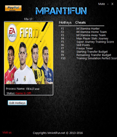 FIFA 17修改器