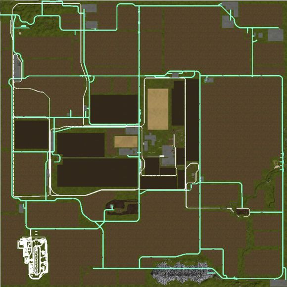 模拟农场17Saxonia Map大地图MOD下载 