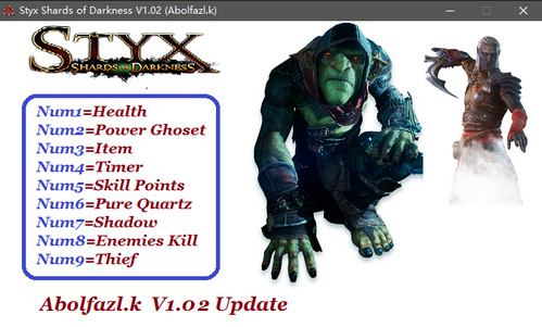 冥河黑暗碎片九项修改器