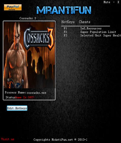 哥萨克3修改器下载