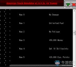 美国卡车模拟六项修改器