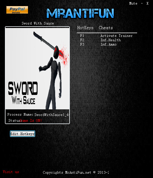 剑与酱汁两项修改器