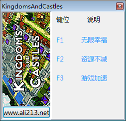 王国与城堡三项修改器下载 免费版