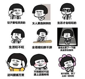 只有女生胖生活才会旺表情包