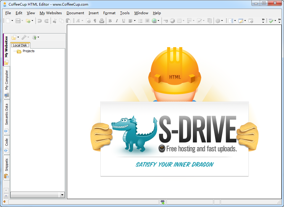 CoffeeCup HTML Editor