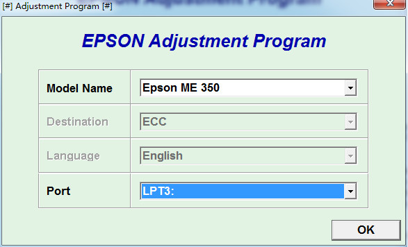 爱普生me350清零软件
