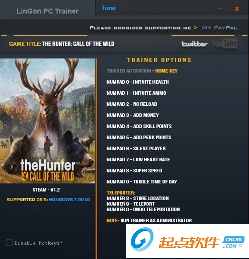 猎人野性的呼唤修改器工具