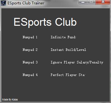 电竞俱乐部四项修改器 免费版