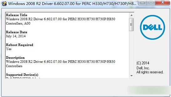 戴尔dell h330阵列卡驱动下载