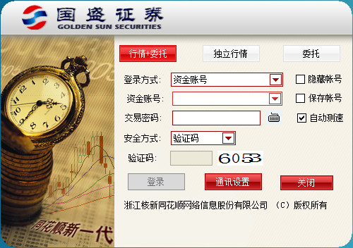 国盛证券同花顺行情分析系统