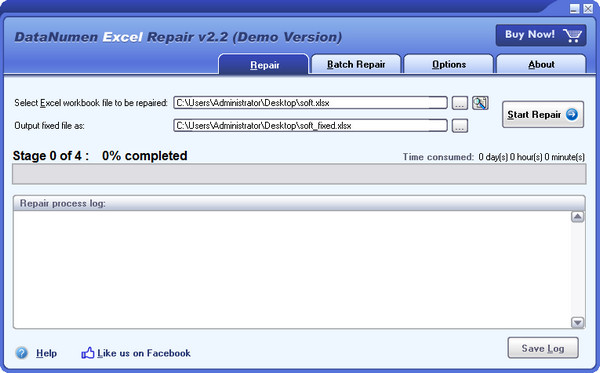 DataNumen Excel Repair 