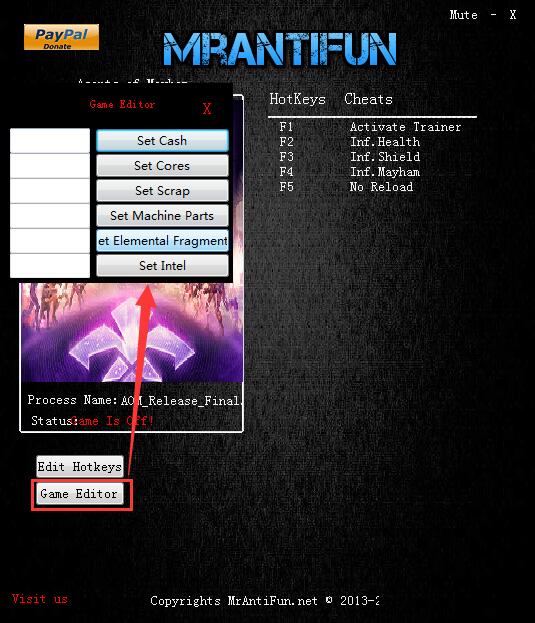 混乱特工九项修改器下载 免费版