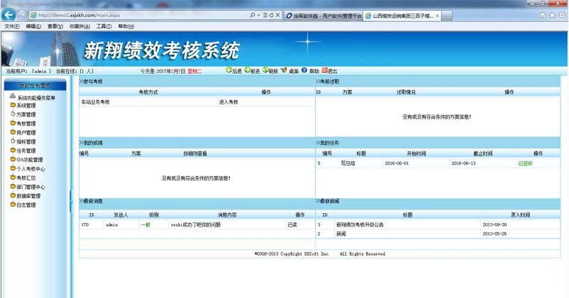 新翔绩效考核系统