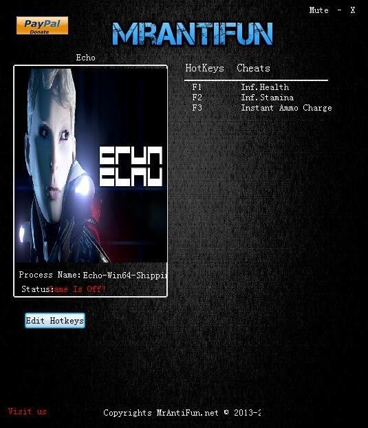 Echo三项修改器下载 免费版