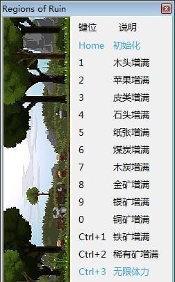 废墟国度十四项修改器 免费版