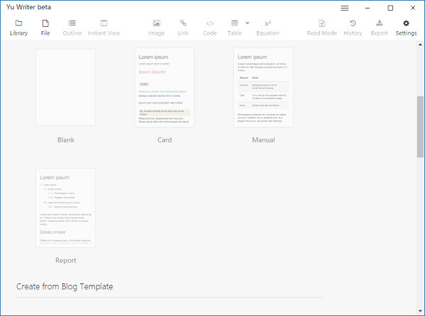 Yu Writer windows