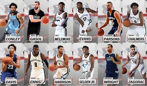 NBA2K18灰熊全队球员高清照片补丁