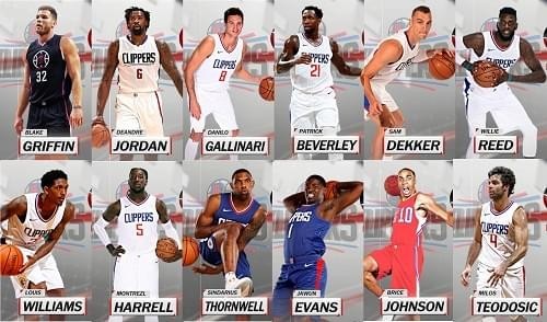 NBA2K18快船全队球员高清照片补丁下载