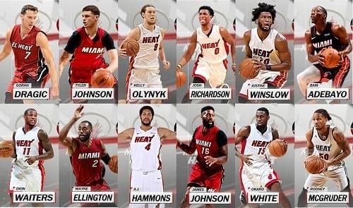 NBA2K18热火全队球员高清照片补丁下载