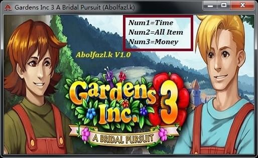 花园公司3新娘的追求三项修改器 免费版