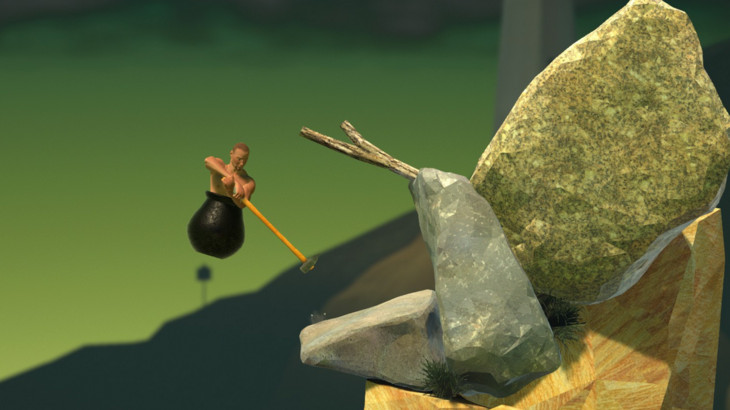 猛男爬山游戏 中文免安装版 怎么用? 猛男爬山