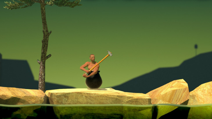 猛男爬山游戏 中文免安装版 怎么用? 猛男爬山