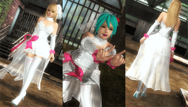 死或生5最后一战虎妈初音白婚纱套装MOD