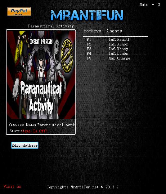 毁灭行动五项修改器