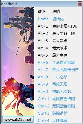 死亡细胞十四项修改器