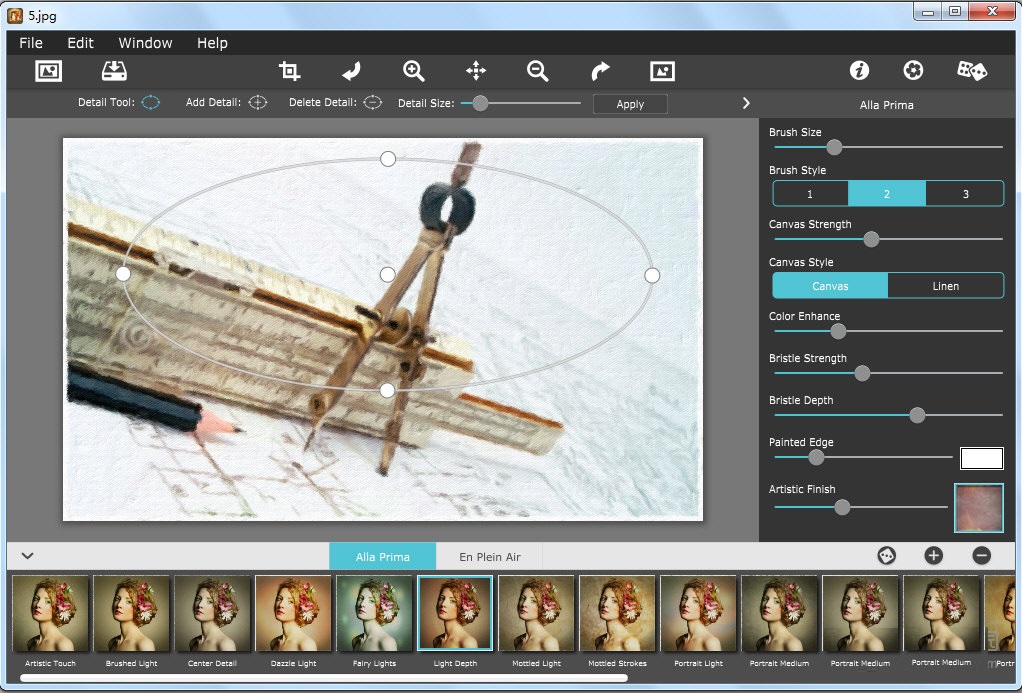 Artista Impresso(照片油画效果处理) 