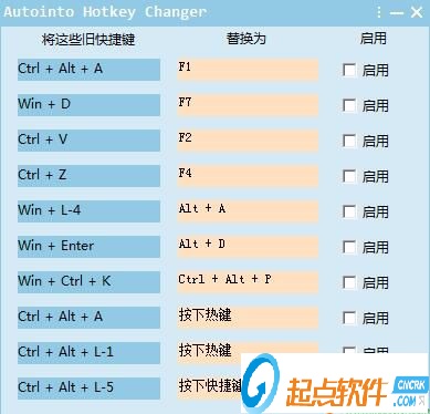 快捷键修改软件