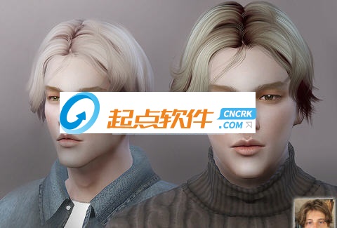 模拟人生4男士发型MOD
