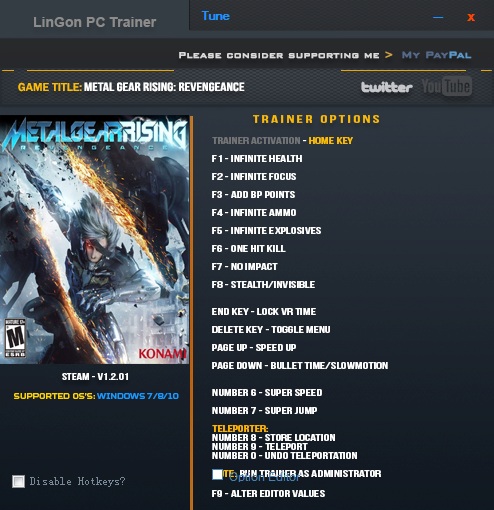 合金装备崛起复仇修改器下载