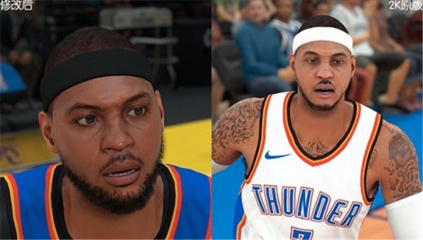 NBA2K18小甜瓜安东尼身形发型面补下载