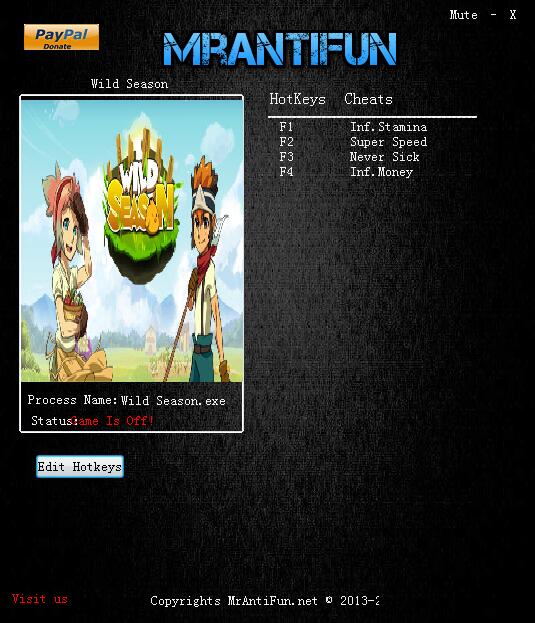 狂野时节修改器