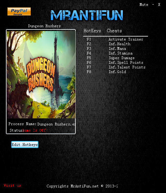 地牢争夺战修改器