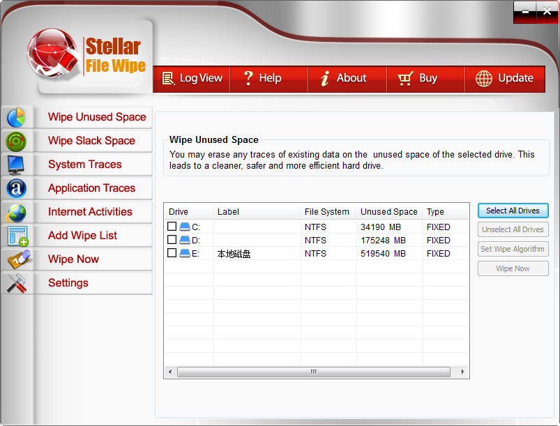 Stellar File Wipe